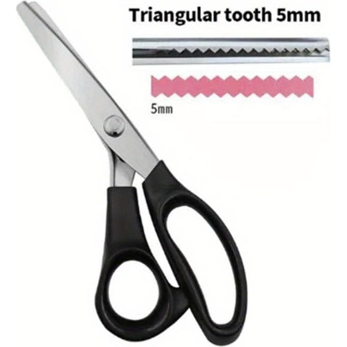 Kleermakersschaar Zigzagschaar Zigzag Naaien Knippen Gekartelde Kant Schaar Naaiaccessoires Stofschaar DIY Naaigerei white