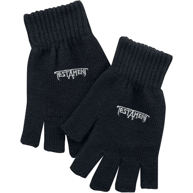 Testament Logo Unisex Vingerloze handschoenen - zwart - Standard