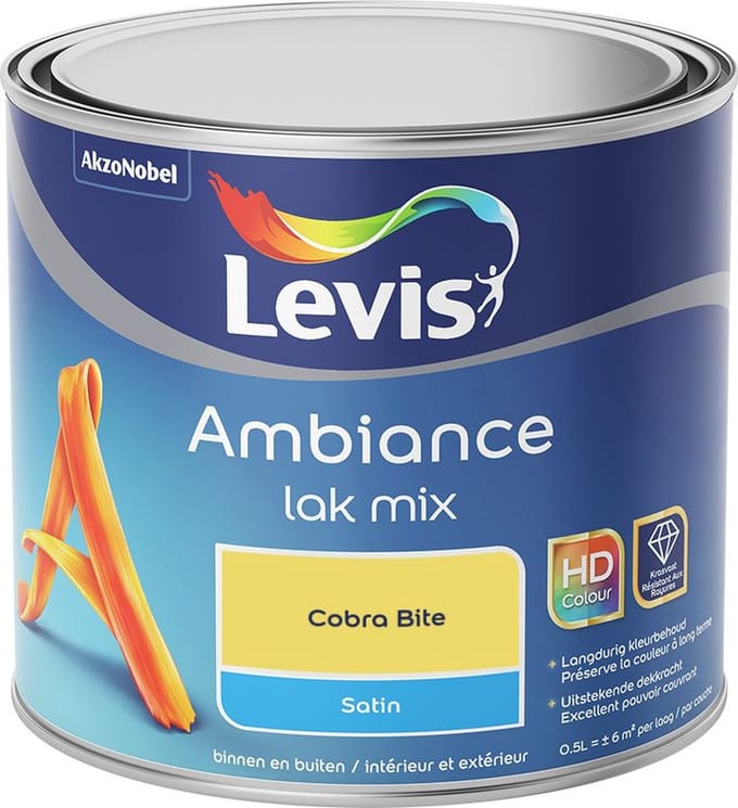 Levis - Ambiance Lak Satin Mix - Cobra Bite - Mengverf - 0,5 L