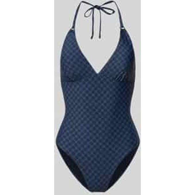 Swimsuit met halter met logomotief model 'Cortina Beach'