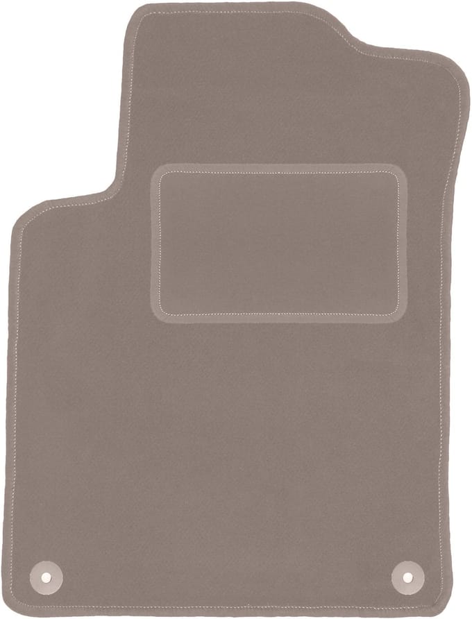 Beige bestuurdersmat voor: Citroen C3 II hatchback (2009-2016)