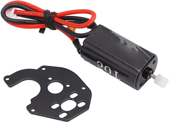 RC Motor - Modelauto Motor - Hobby Modelbouw - Hoge Koppel - 1/24 Schaal - Zilver