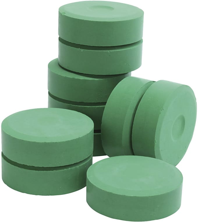 Waterverf, groen, H: 19 mm, d 57 mm, 10 stuk/ 1 doos