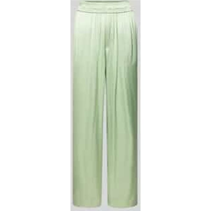 Wide leg stoffen broek met elastische band, model 'Asaka'