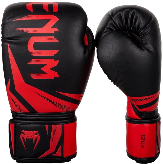 Venum Challenger 3.0 - Bokshandschoenen - Zwart/Rood - 12oz