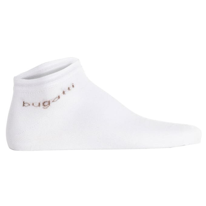 Bugatti Sneaker Sokken Katoen (3 pr) Wit maat 43-46