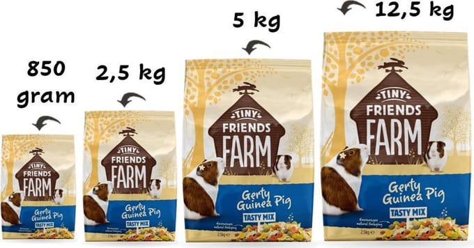 Supreme Gerty Guinea Pig - Caviavoer - 850 gr