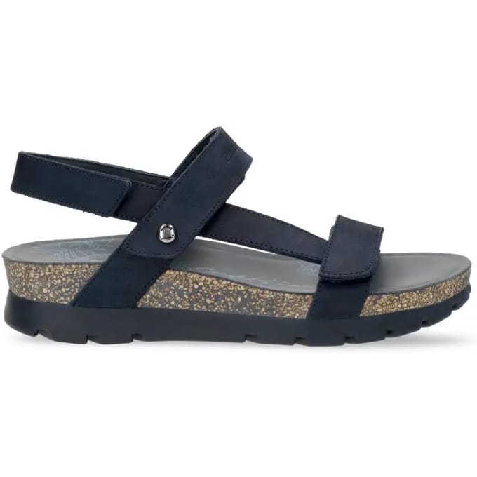 Panama Jack Sandaal Selma Basics B1 Nubuck Marino Navy Blauw