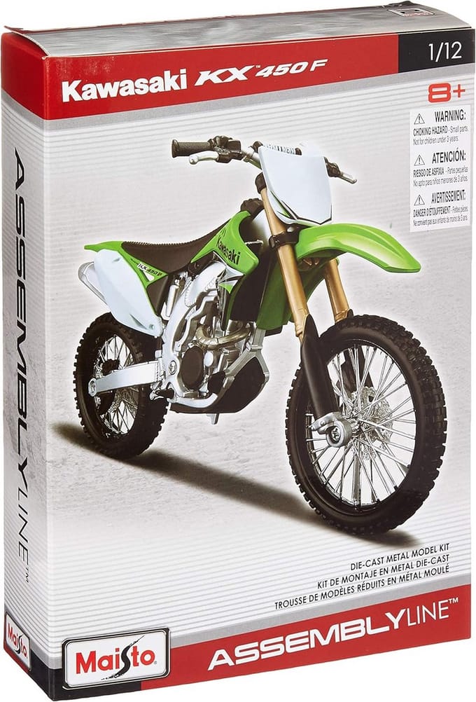 Modelbouwkit Motobike - Kawasaki KX 450F - schaal 1:12