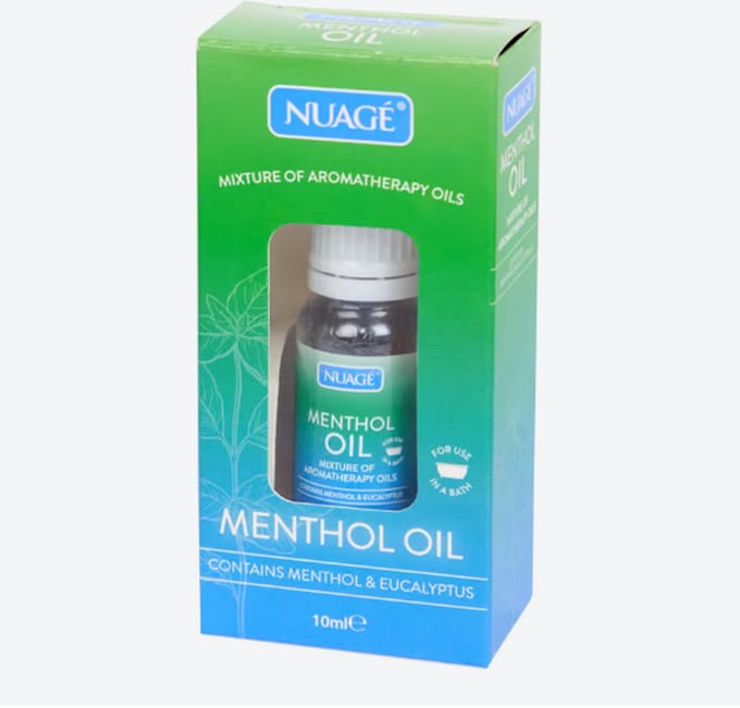 Nuagé Aromatherapie Olie | Etherische Olie | Essential oil | Menthol & Eucalyptus