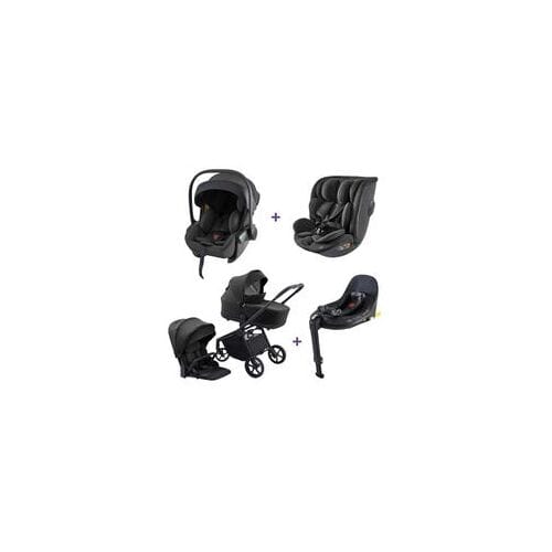 Bundel Prénatal kinderwagen Sammy, autostoel Sunny, Sasha & base zwart unisex