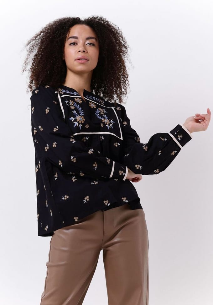 Sofie Schnoor Blouse Dames - Jurken - Zwart - Maat S