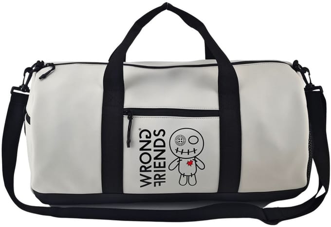 Wrong Friends Weekender Reistas – Light Grey – Reistas One Size - Grijs