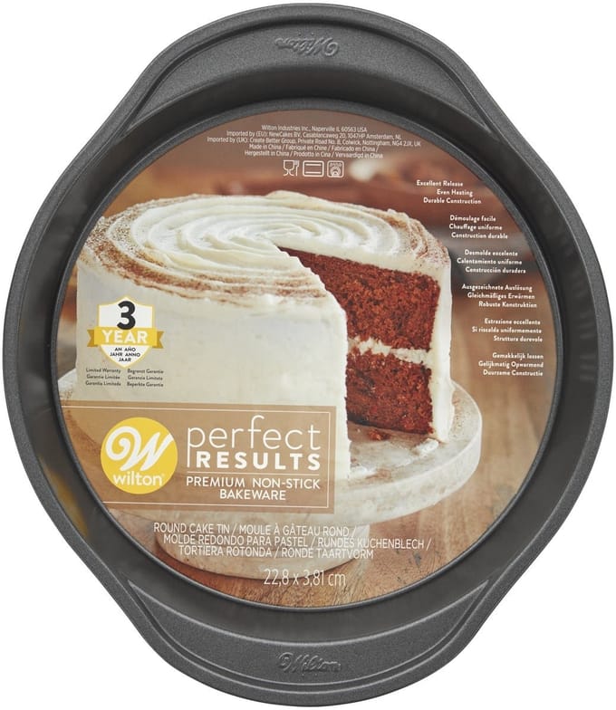 Wilton Perfect Results Ronde Antiaanbak Bakvorm 22,8x3,8cm