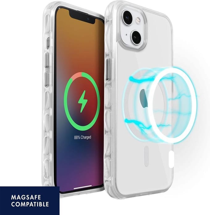 LAUT - Crystal Matter Tinted Mag iPhone 13 | transparant