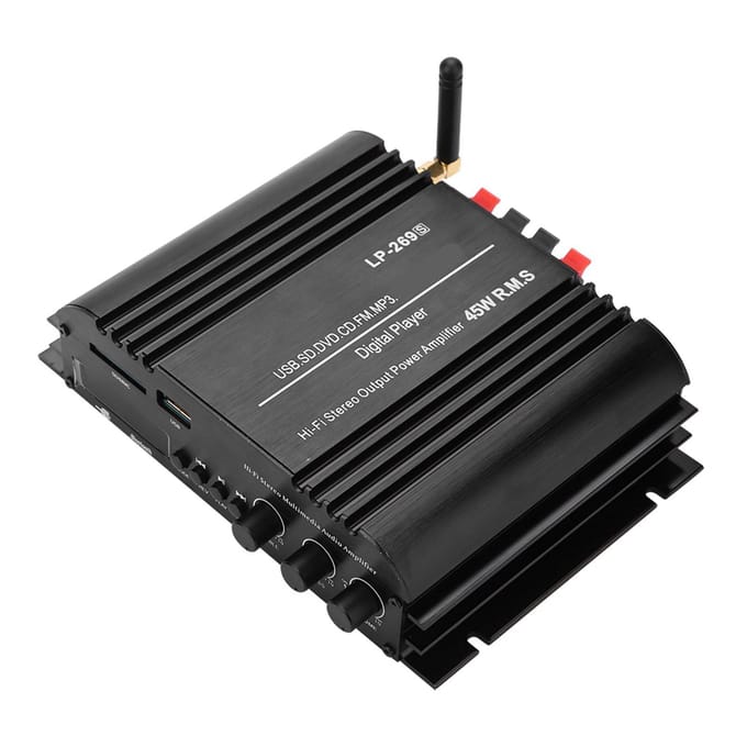 Voor Lepy LP‑269S Bluetooth Eindversterker 4 Kanaals Met Afstandsbediening Voor Thuis