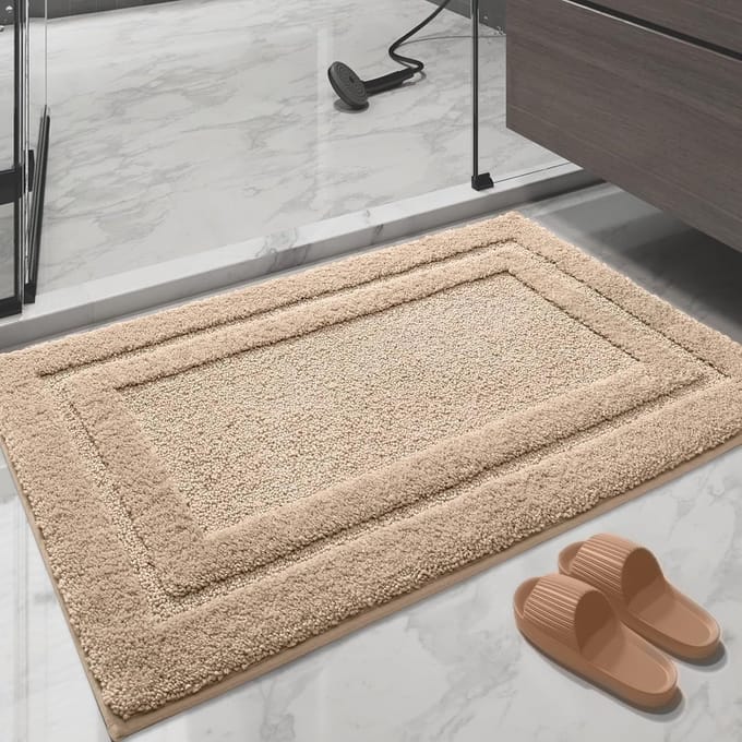 Luxueuze Antislip Badmat van 40 x 60 cm met Sneldrogende Microvezel