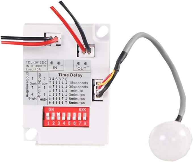 PIR Bewegingssensor 12V 24V voor LED Verlichting