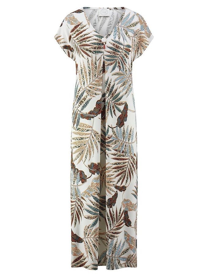 Lange jurk Van Hutschreuther beige
