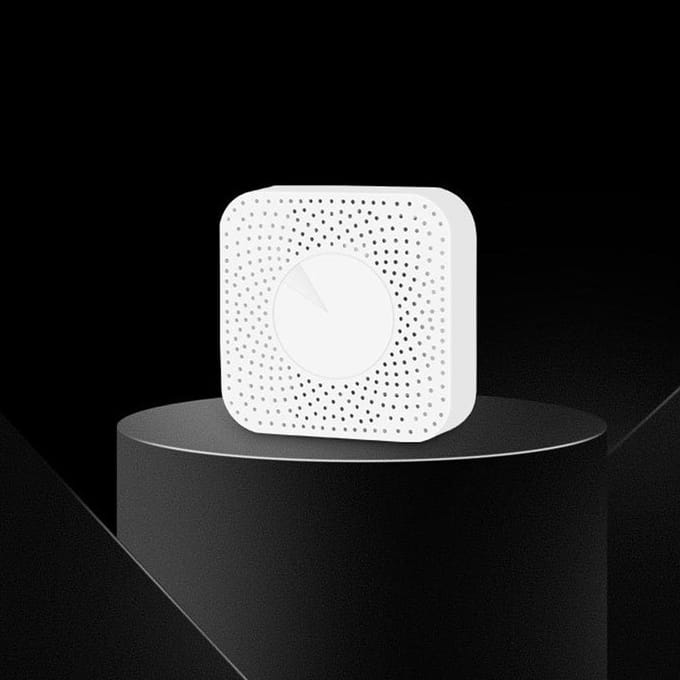 Tuya WiFi Intelligente Luchtkwaliteitsmonitor 6-in-1 Luchthuishoudster wit