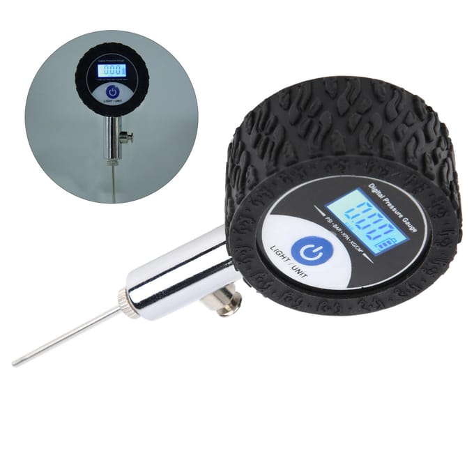 Mini Voetbal Drukmeter Volleybal Basketbal Barometers met Digitaal Display white