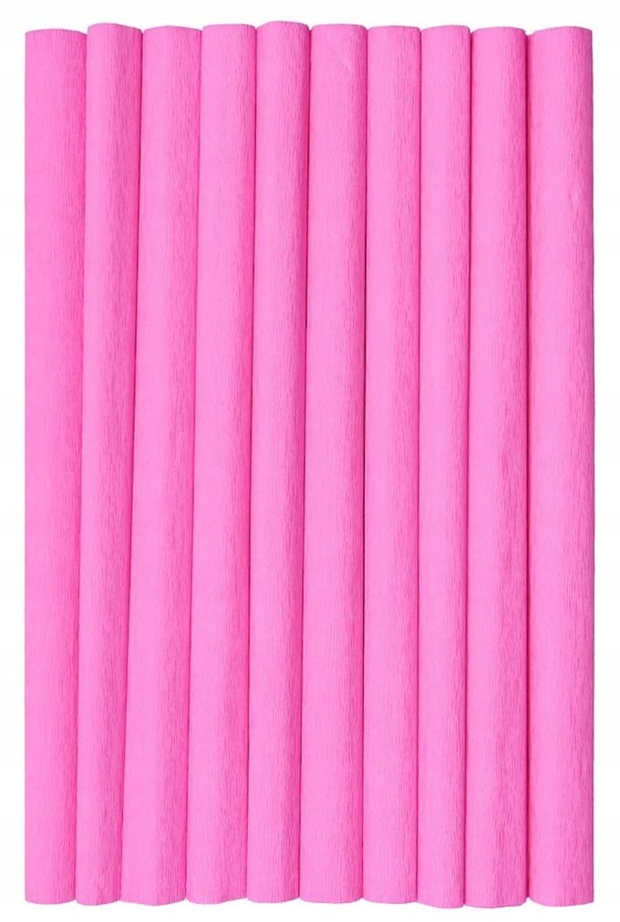 Gekreukt Crêpepapier Roos 50x200cm - 10 Geld