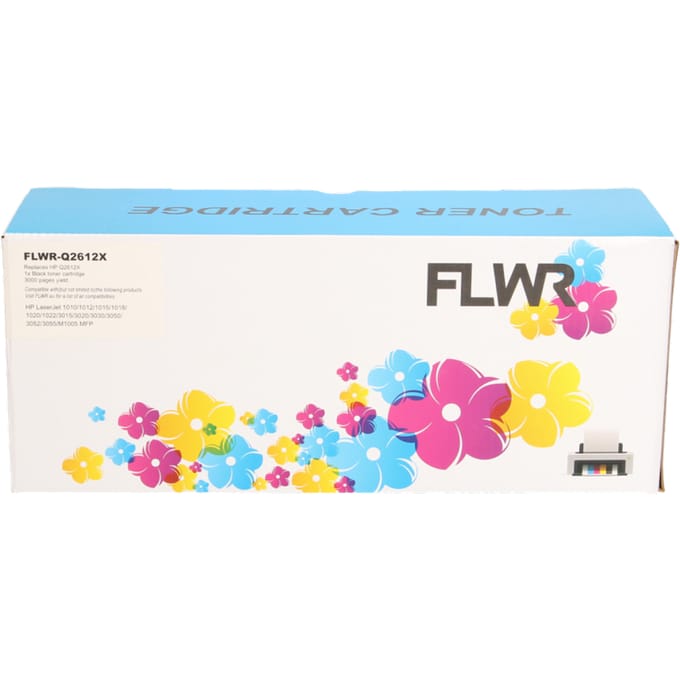 FLWR - Toner / 12X / Zwart - Geschikt voor HP