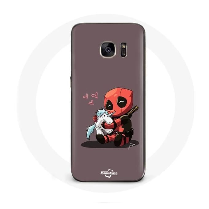 Coque pour Samsung Galaxy S6 edge DeadPool Unicorn Licorne