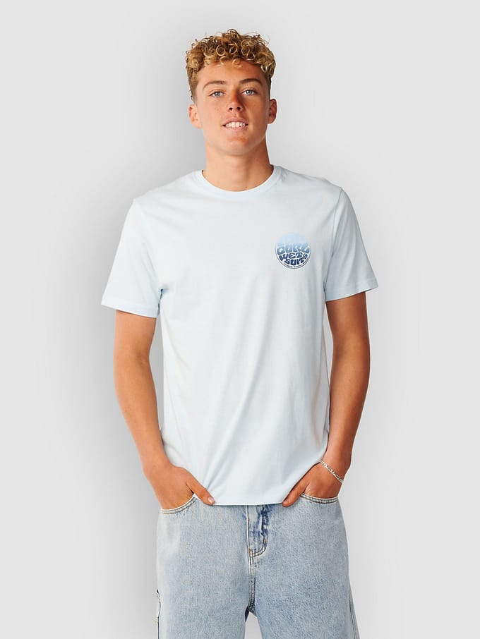 Rip Curl Wettie Passage Icon Tee - Glacier Blue