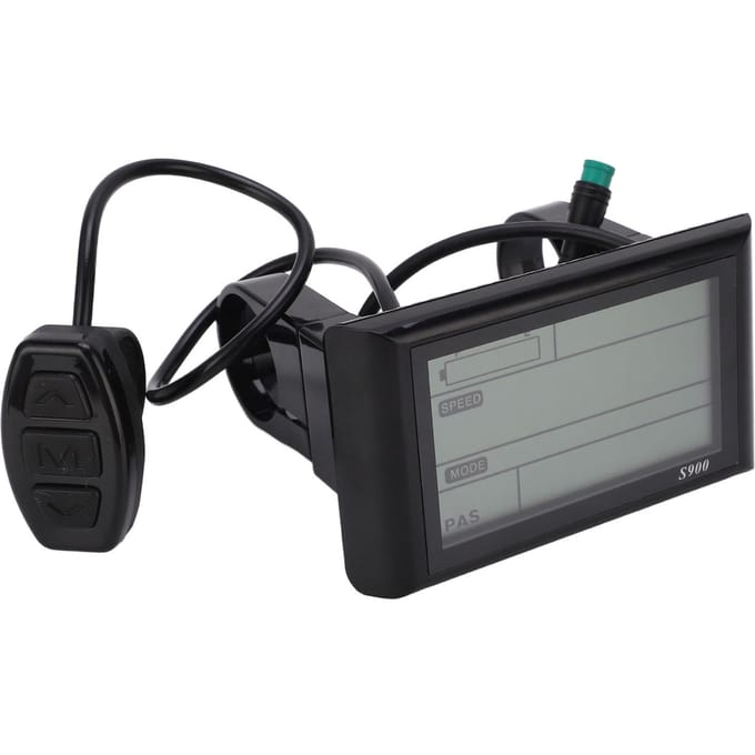 Panneau de contrôle d'affichage LCD S900 pour vélo électrique 36V 48V, écran LCD étanche pour vélo électrique (Protocole 2) gray