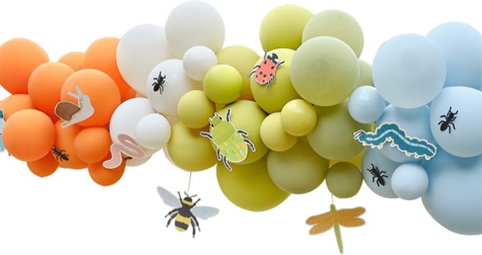 Ginger Ray - Ballonnenboog insecten - 1 set
