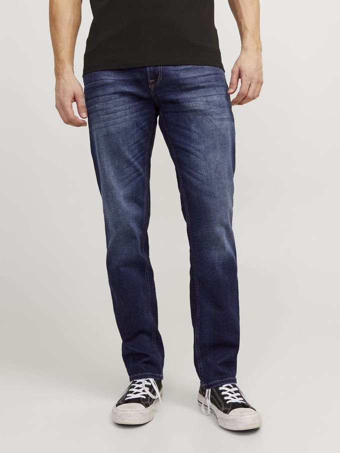 JACK & JONES Clark Original Jos regular fit - heren jeans - denimblauw