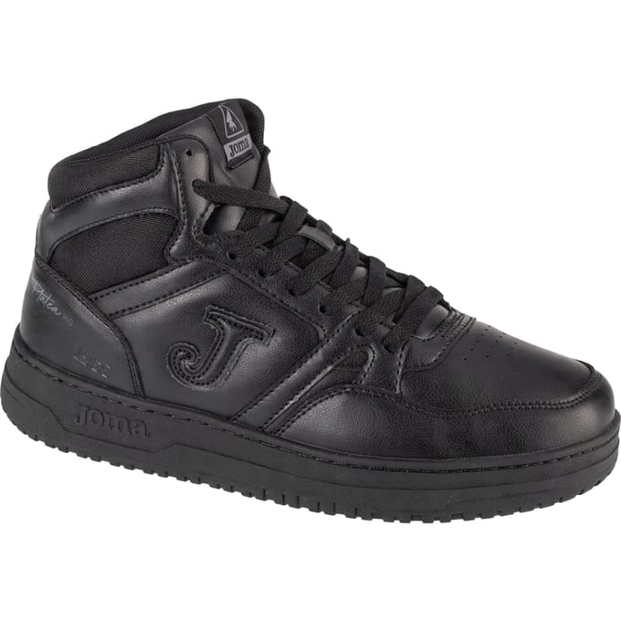 Joma Heren C.Platea Synthetisch Leer Mid Cut Trainers (Zwart)