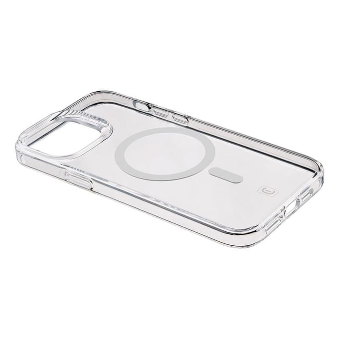 Cellularline GLOSSMAGIPH15T Backcover Apple iPhone 15 Transparant MagSafe compatible, Stootbestendig