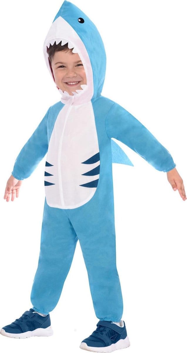 Amscan Verkleedkostuum Haai Junior Polyester Blauw Maat 3-4 Jaar