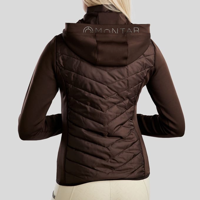 Montar Hybrid Jas MoEliza Bruin - XS