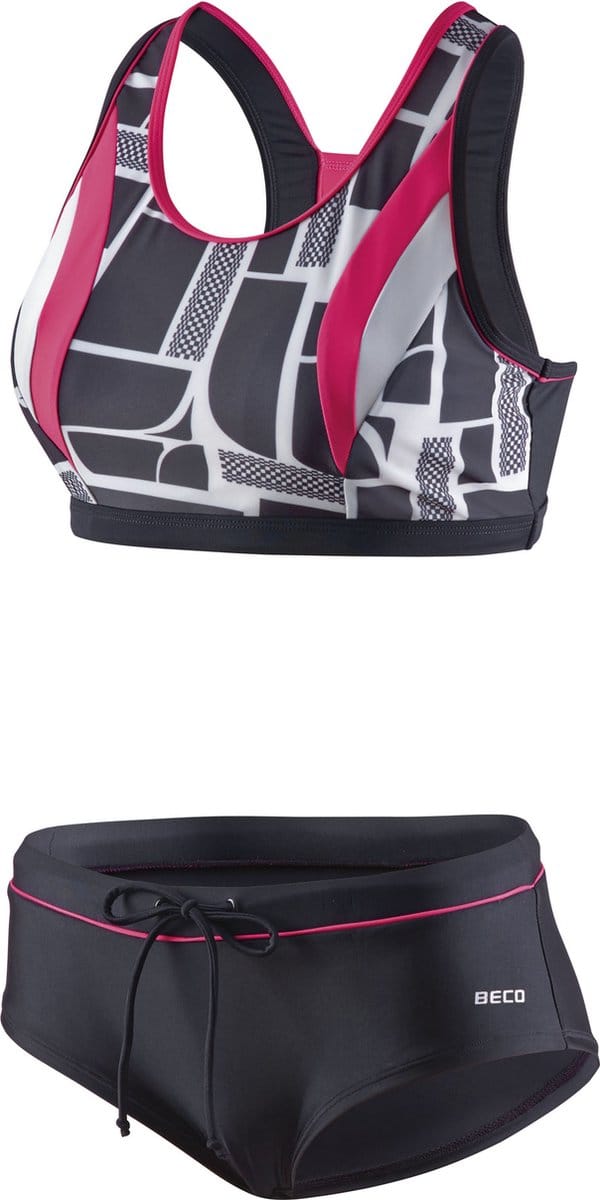 BECO bikini, competition, zwart, maat 40