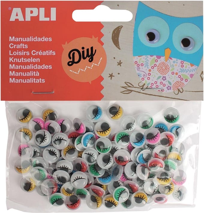 Stickers Apli Multicolour Ogen (5 Stuks)