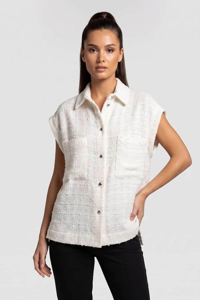 IRO Paris Rua Outerwear White Taglia: 38 | Sovracamicie Outlet | Donna | Bianco