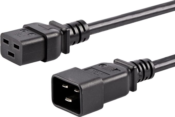 10 ft 14 AWG Power Cord C19 to C20
