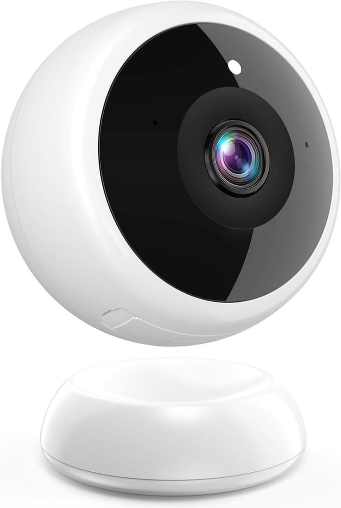 Draadloze Beveiligingscamera - Buiten Camera - Huisbewaking - Magnetische Montage - 2K HD - Wit