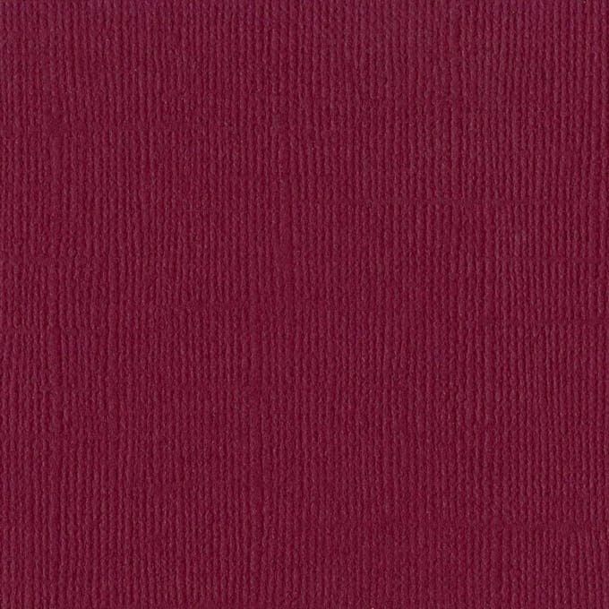 Bazzill Textuurpapier - Mono Canvas - 30.5x30.5cm - Juneberry - 25 vellen