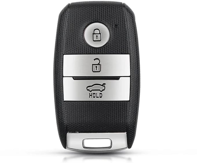 XEOD Autosleutelbehuizing - sleutelbehuizing auto - sleutel - Autosleutel / Geschikt voor Kia 3 knops