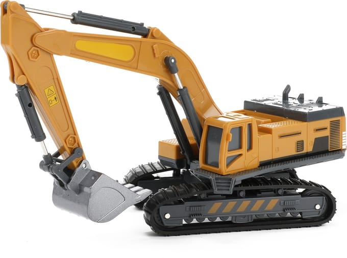 Toi-Toys METAL Construction vehicle Excavator with tracks 1:55