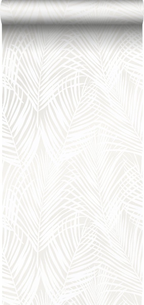 Origin Wallcoverings behang palmbladeren wit - 347741 - 0,53 x 10,05 m