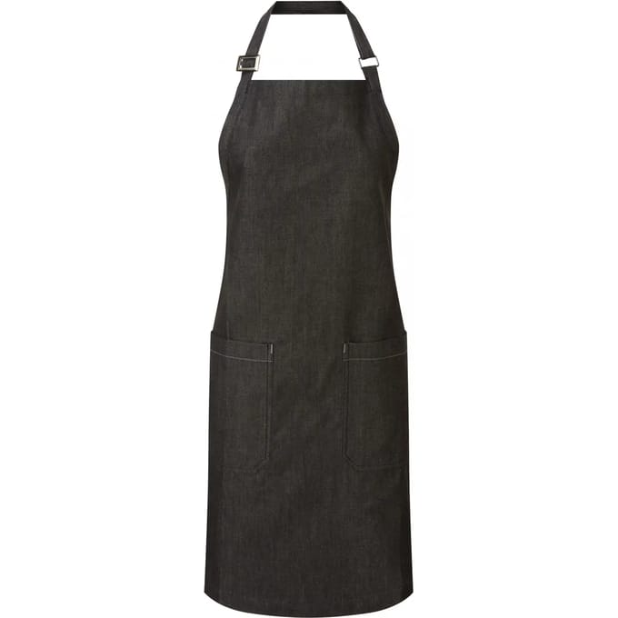 Premier Schort in biologisch fairtradedenim PR113 - Black Denim - One size