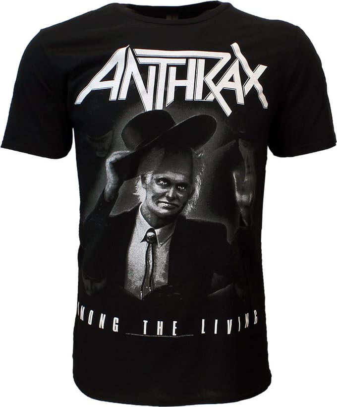 Anthrax Among The Living T-Shirt - Officiële Merchandise - M