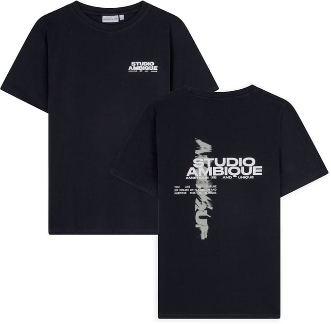 AMBIQUE - Ace T-Shirt - 107 navy - Maat 146/152