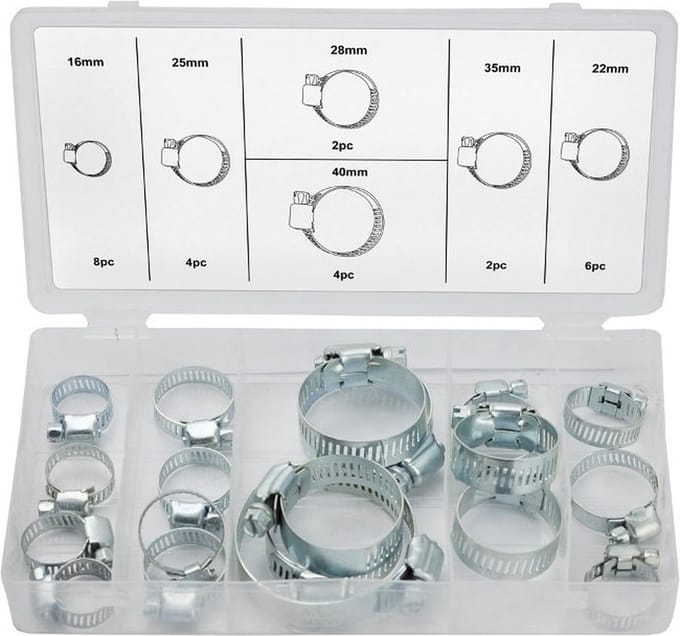 Assortiment Slangklemmen 26 pcs - FD1281