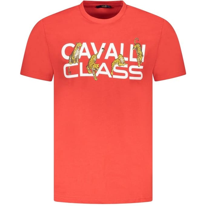 Cheetahprint T-shirt met korte mouwen